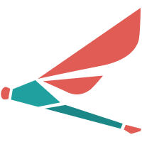 Scribbl dragonfly logo